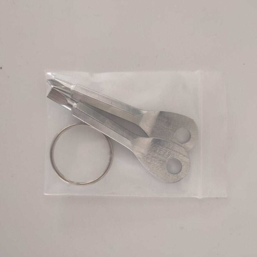 Screwdriver Outdoor Portable Slotted Cross Key Screwdriver Mini Small Screwdriver Set